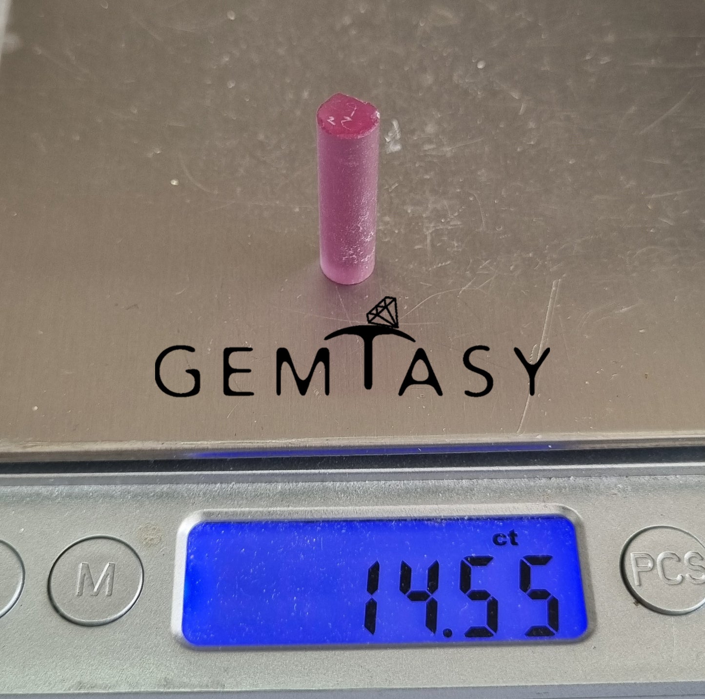 Piedra en bruto para facetar - Alejandrita Czochralski (Extraído) cultivado en laboratorio 6,4mm 14-15ct