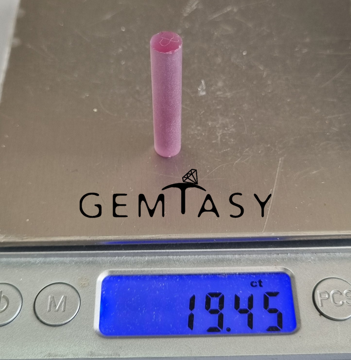 Piedra en bruto para facetar - Alejandrita Czochralski (Extraído) cultivado en laboratorio 6,4mm 18-19ct