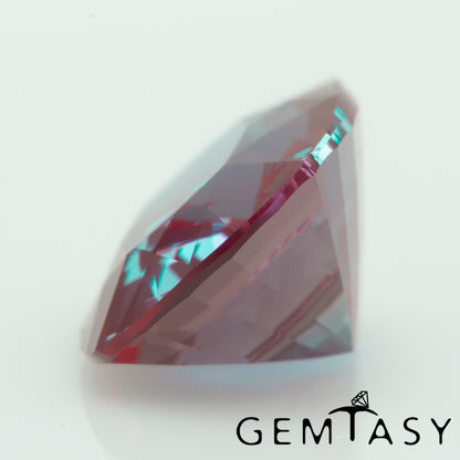 Piedra tallada - Alejandrita Czochralski (Extraída) cultivada en laboratorio, facetada Cojín 11x9mm 4,40-5,14 ct
