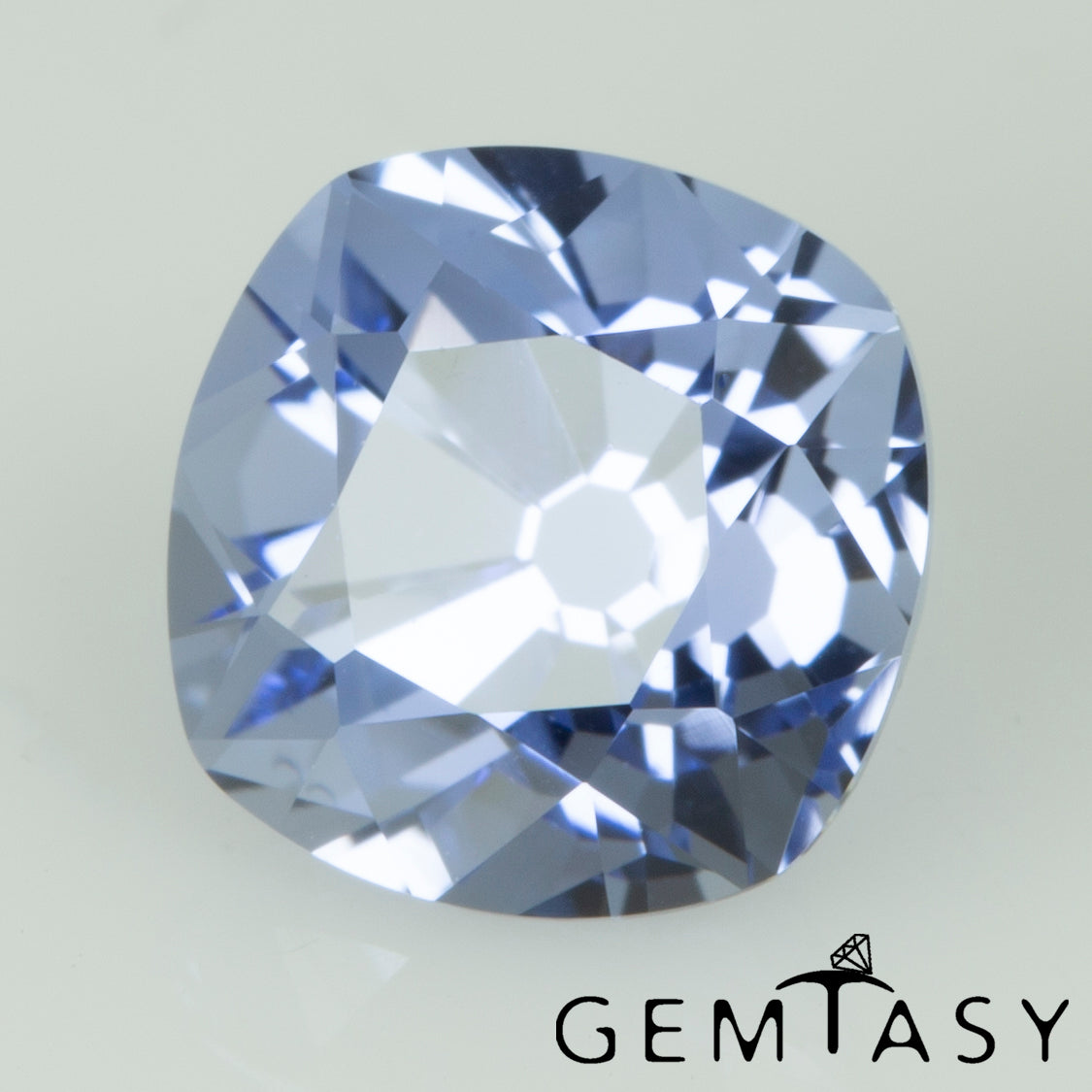 Piedra tallada - Zafiro Azul Czochralski (Extraído) cultivado en laboratorio, facetado Cojín 7x7mm 2,1-2,4ct