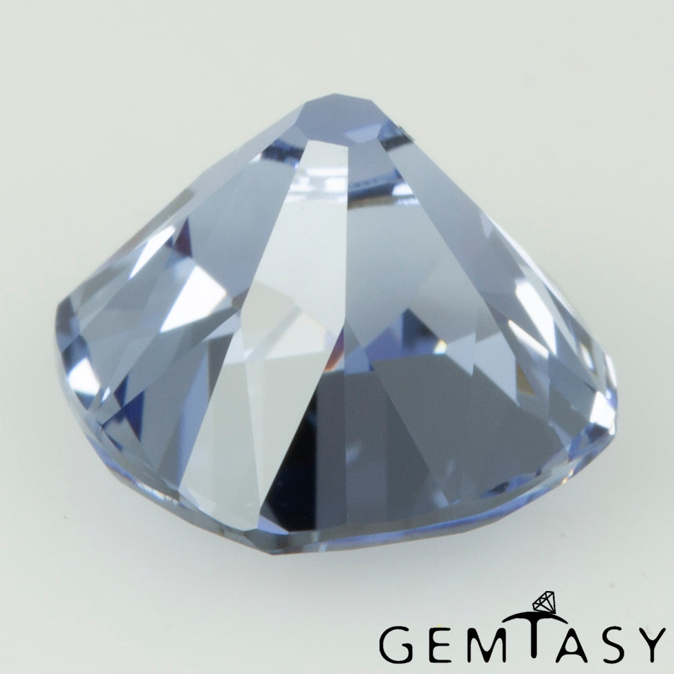 Piedra tallada - Zafiro Azul Czochralski (Extraído) cultivado en laboratorio, facetado Cojín 7x7mm 2,1-2,4ct