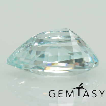 Cut stone - Paraiba YAG Czochralski (Pulled) lab grown, facet Pear 9x6mm 2.02-2.39ct