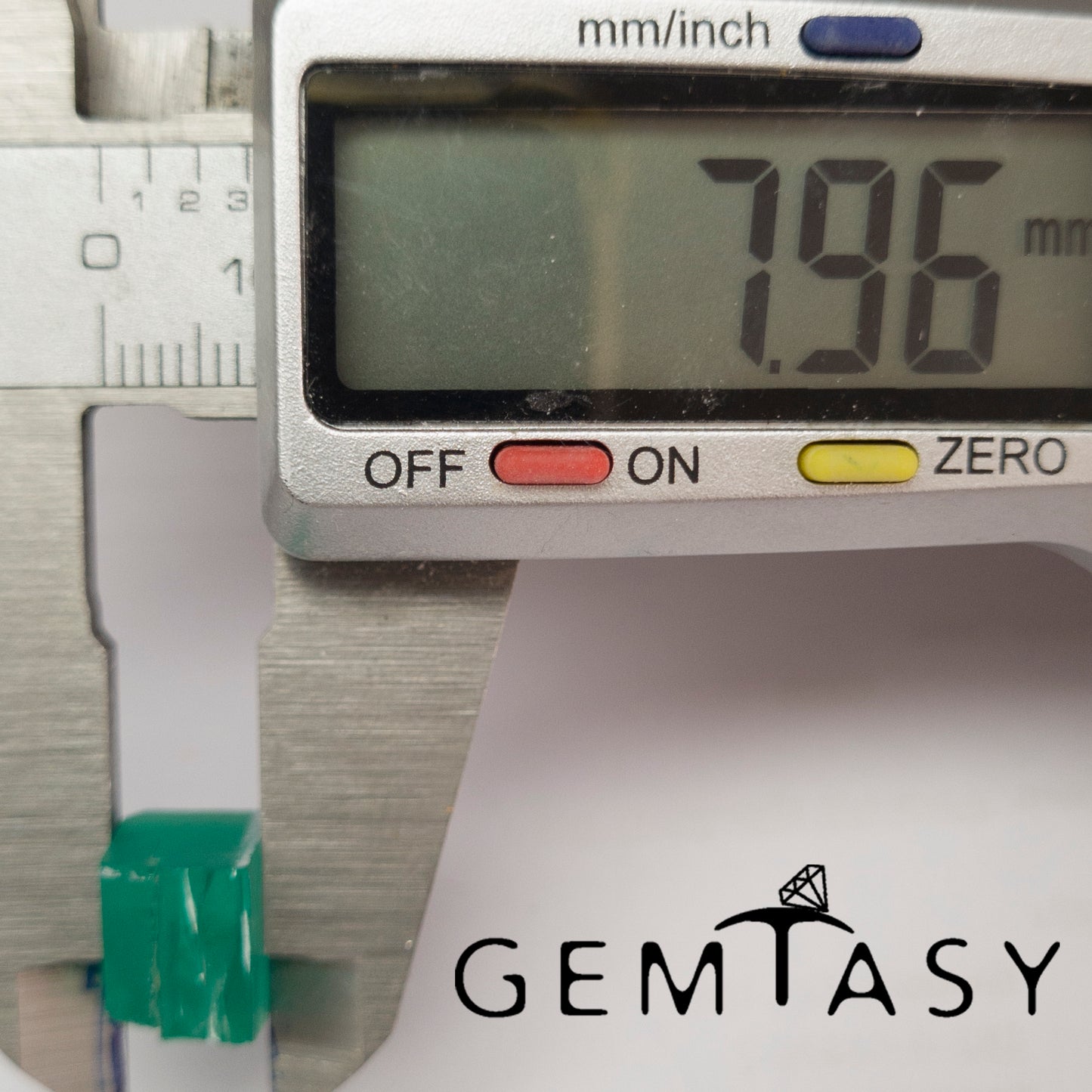 Piedra en bruto para tallar - Esmeralda colombiana cultivada en laboratorio hidrotermal de 10-12 ct