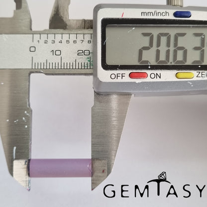 Piedra en bruto para facetar - Alejandrita Czochralski (Extraído) cultivado en laboratorio 6,4mm 11-12ct