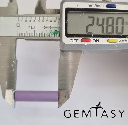 Piedra en bruto para facetar - Alejandrita Czochralski (Extraído) cultivado en laboratorio 6,4mm 14-15ct