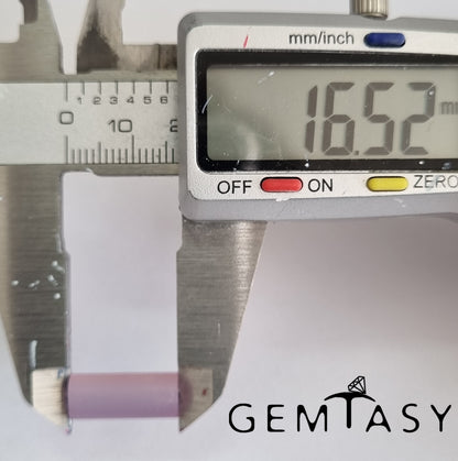 Piedra en bruto para facetar - Alejandrita Czochralski (Extraído) cultivado en laboratorio 7mm 10-12ct