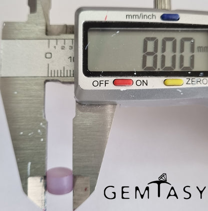 Piedra en bruto para facetar - Alejandrita Czochralski (Extraído) cultivado en laboratorio 8mm 5-6ct