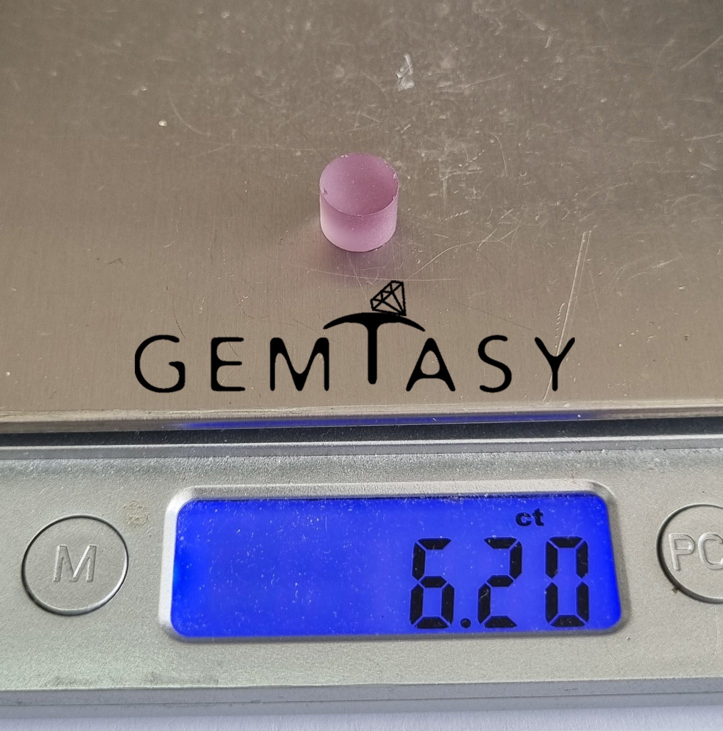 Piedra en bruto para facetar - Alejandrita Czochralski (Extraído) cultivado en laboratorio 8mm 5-6ct