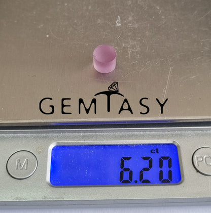 Piedra en bruto para facetar - Alejandrita Czochralski (Extraído) cultivado en laboratorio 8mm 5-6ct