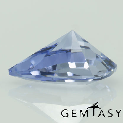 Cut stone - Sapphire Light Blue Czochralski (Pulled) lab grown, facet Fancy Arrow 8x5mm 0.85-0.90ct