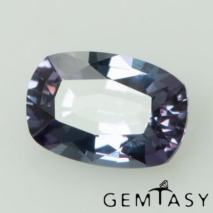 Cut stone - Sapphire Color Change Czochralski (Pulled) lab grown, facet Cushion 6x4mm 0.60-0.77ct