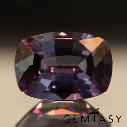 Cut stone - Sapphire Color Change Czochralski (Pulled) lab grown, facet Cushion 7x5mm 1.01-1.32ct