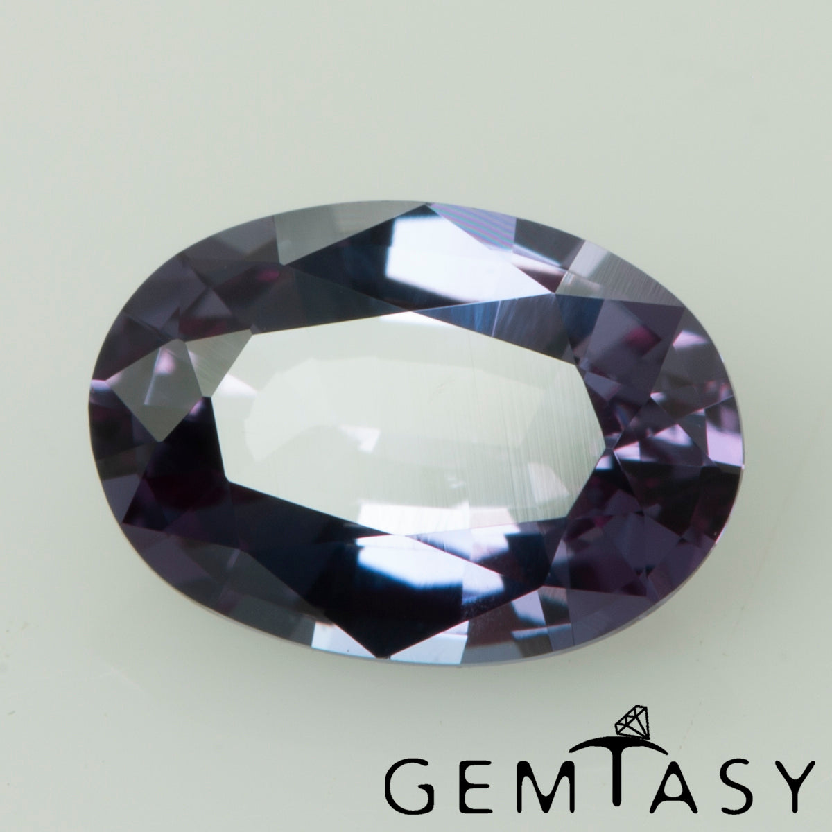 Cut stone - Sapphire Color Change Czochralski (Pulled) lab grown, facet Oval 7x5mm 0.95-1.23ct