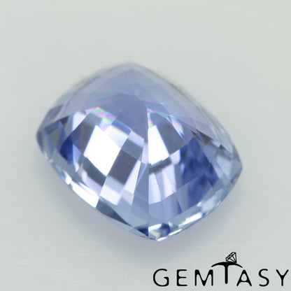 Piedra tallada - Zafiro Azul Czochralski (Extraído) cultivado en laboratorio, facetado Cojín 10x8mm 3,61ct