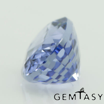Cut stone - Sapphire Cornflower Blue Czochralski (Pulled) lab grown, facet Oval 9x6mm 1.88-2.41ct