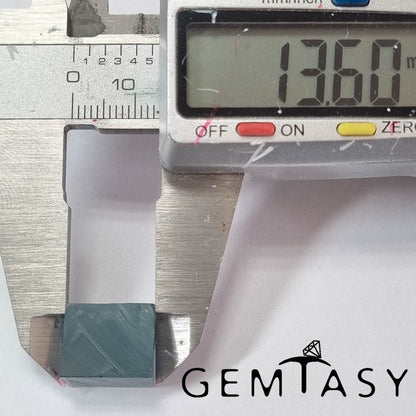 Piedra en bruto para facetar - Zafiro Azul Teal Océano Czochralski (Extraído) cultivado en laboratorio 24,1-27,8 ct
