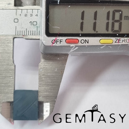 Piedra en bruto para facetar - Zafiro Azul Teal Océano Czochralski (Extraído) cultivado en laboratorio 24,1-27,8 ct