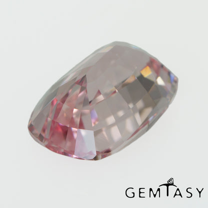 Piedra tallada - Zafiro Rosa Czochralski (Extraído) cultivado en laboratorio, facetado Cojín 9x6mm 2.27ct