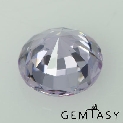 Piedra tallada - Zafiro Violeta Czochralski (Extraído) cultivado en laboratorio, facetado Redondo 5mm 0,69-0,81 ct