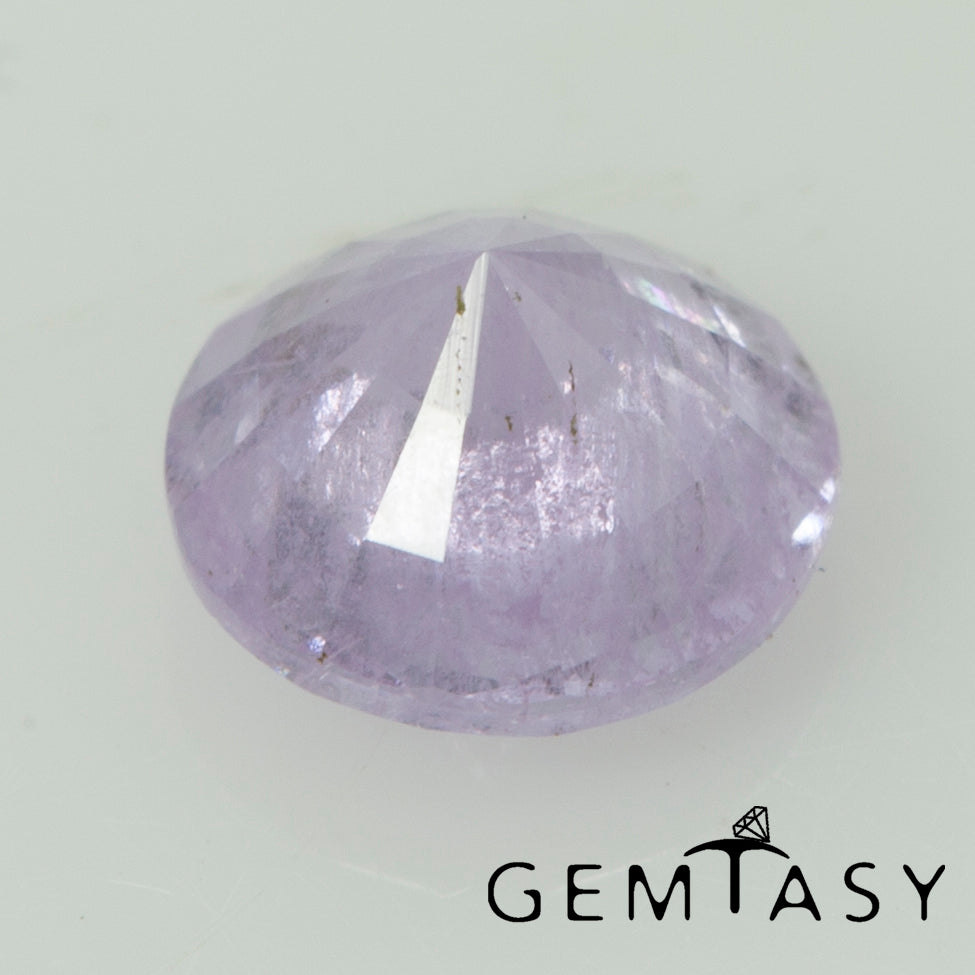 Piedra tallada - Zafiro Violeta Czochralski (Extraído) cultivado en laboratorio, facetado Redondo 5mm 0,58-0,74 ct