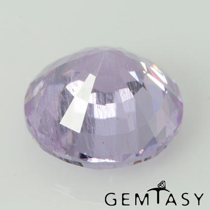 Piedra tallada - Zafiro Violeta Czochralski (Extraído) cultivado en laboratorio, facetado Redondo 9mm 4,13-4,89 ct