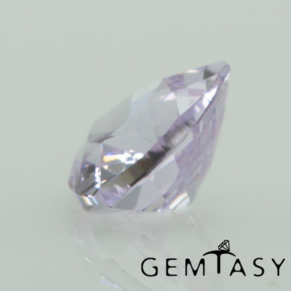 Piedra tallada - Zafiro Violeta Czochralski (Extraído) cultivado en laboratorio, facetado Trillante 4x4mm 0,30-0,42 ct