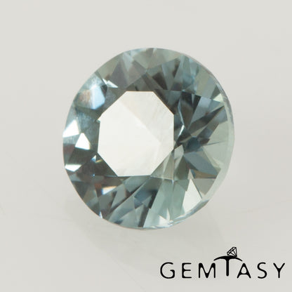 Cut stone - Sapphire Teal Montana Czochralski (Pulled) lab grown, facet Round 5mm 0.58-0.74ct