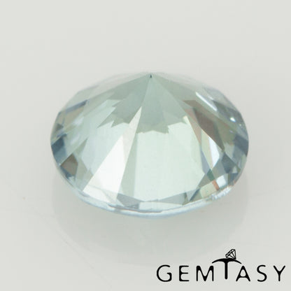 Cut stone - Sapphire Teal Montana Czochralski (Pulled) lab grown, facet Round 5mm 0.58-0.74ct