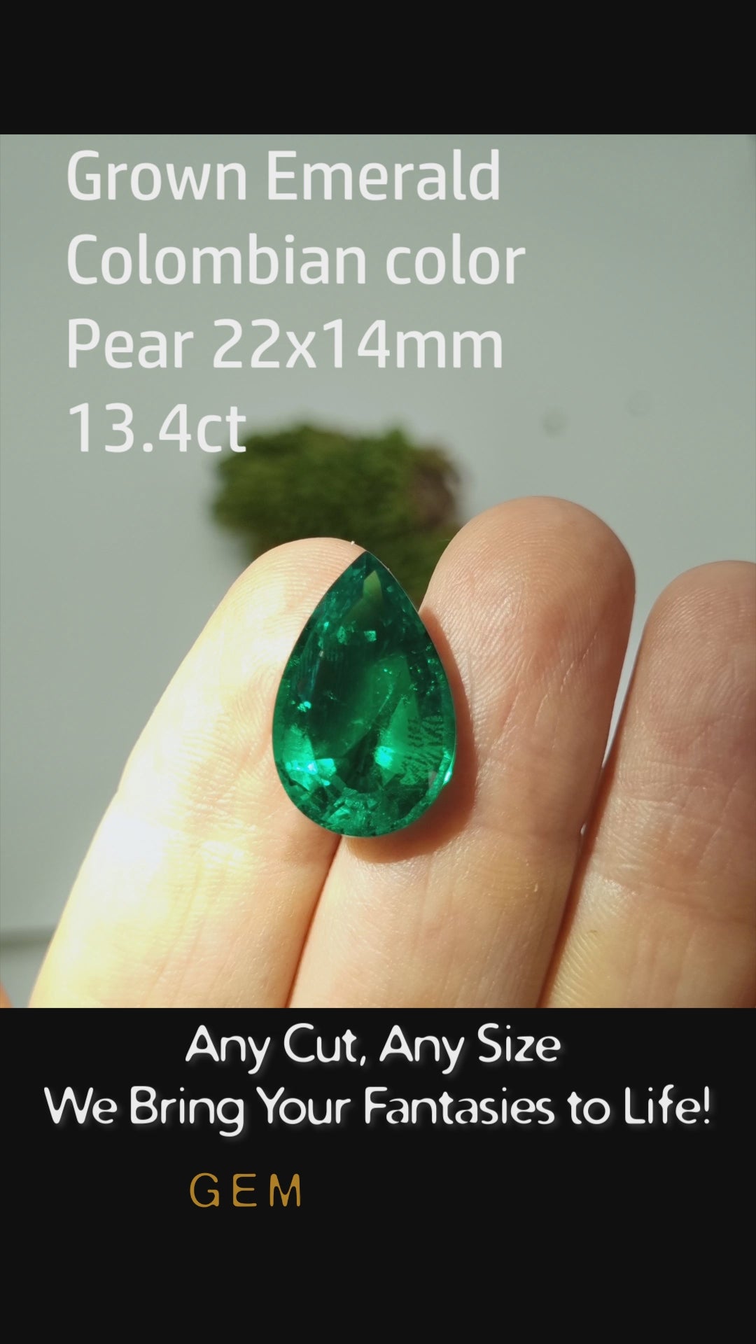 Lab-created Emerald